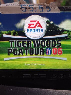 Tiger Woods PGA Tour Golf 06 Tested PSP Video Game